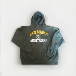 California’s High school San Marin Mustangs Hooded Sweater Size Medium